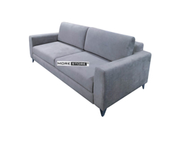 Ảnh của Ghế sofa văng bọc nỉ xám phong cách hiện đại