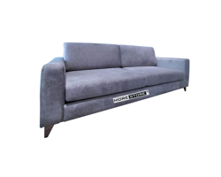 Ảnh của Ghế sofa văng bọc nỉ xám phong cách hiện đại