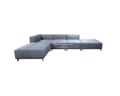 Ảnh của Mẫu sofa bọc nỉ kiểu dáng chữ L hiện đại