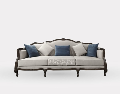 Ảnh của SOFA VĂNG 3 CHỖ BỌC NỈ GỖ TỰ NHIÊN