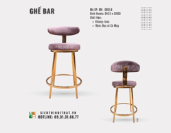 Ảnh của GHẾ QUẦY BAR BỌC NỈ CAO CẤP MH_GB01.N