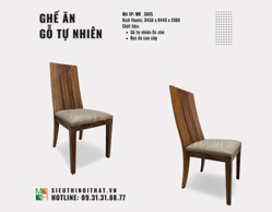 Ảnh của GHẾ ĂN GỖ ÓC CHÓ ĐẸP MH_GA05